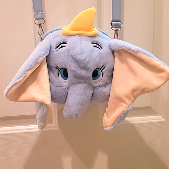 HP 🥳 Boutique Dumbo inspired stuffed animal crossbody bag/ purse 🐘 - Picture 2 of 9